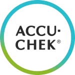 Logo de Accu chek, venta de dispositivos médicos en Peru